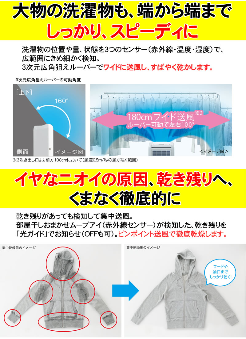 ワイド送風