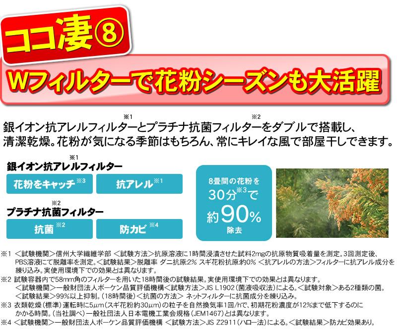 Wフィルター