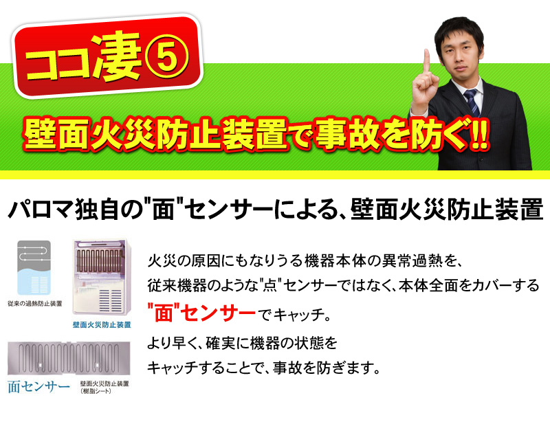 壁面火災防止装置で事故を防ぐ